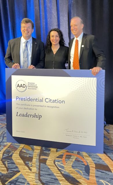 Dr. Eva Parker Receives American Academy of Dermatology Presidential Citation